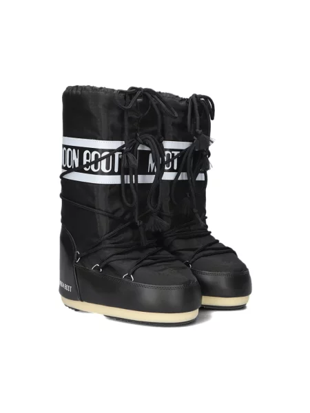 Moon Boot Buty Moon Boots Icon schwarz czarne