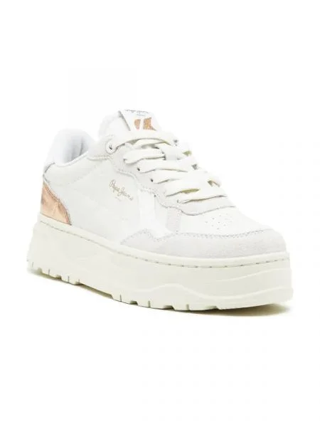Pepe Jeans London De piele sneakers KORE SUN gri
