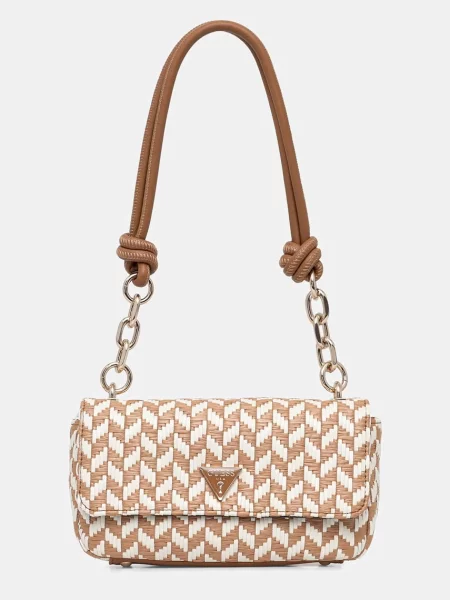 Guess torebka kuferek TESSI beżowa