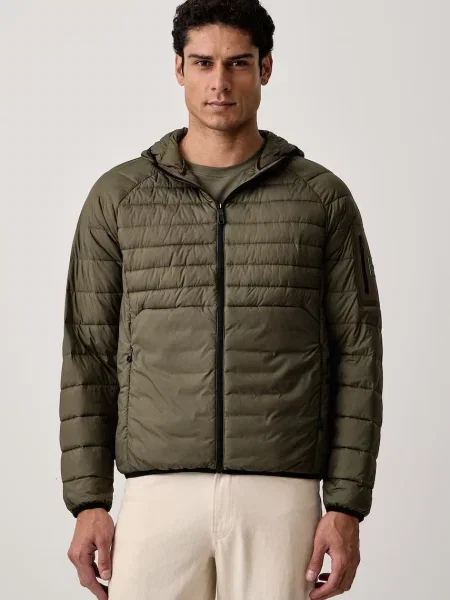 BOSS Green jachetă scurtă pentru bărbați OW_Urbanex JT HD verde