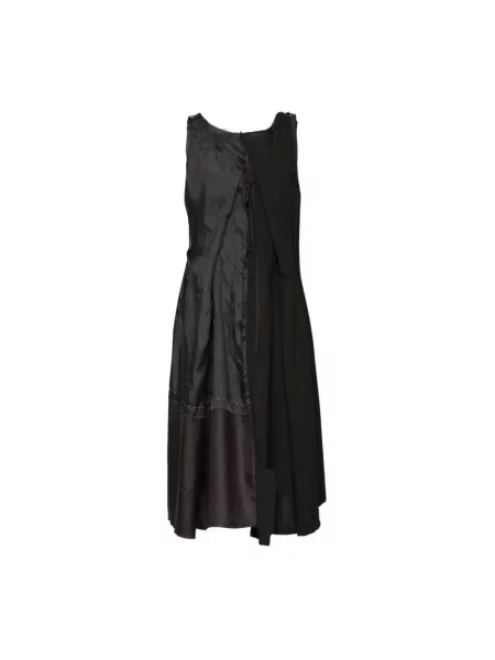 Sukienka Maison Margiela wełniana czarna