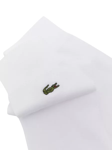 Siuvinėtos kojines Lacoste balta