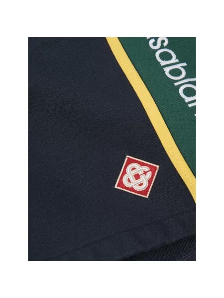 Szorty Casablanca z logo niebieskie