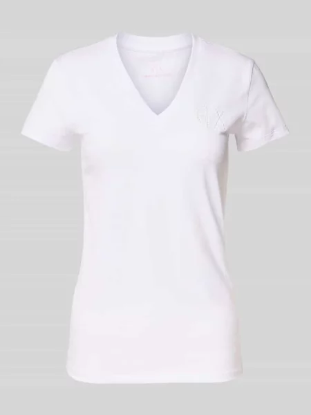 Armani Exchange t-shirt biały