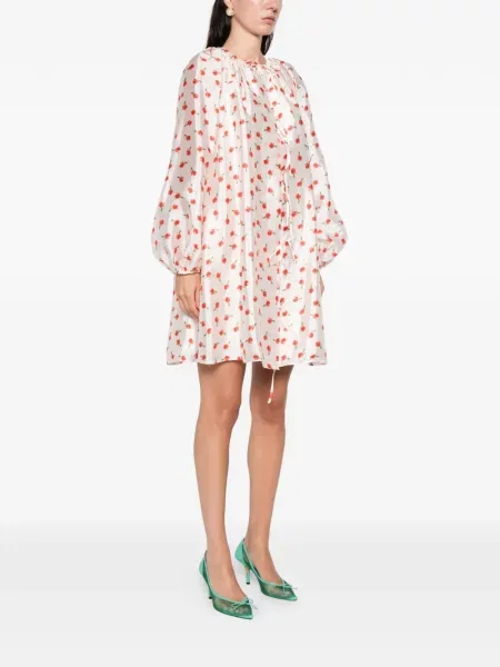 Rochie mini Stine Goya cu model floral de costum
