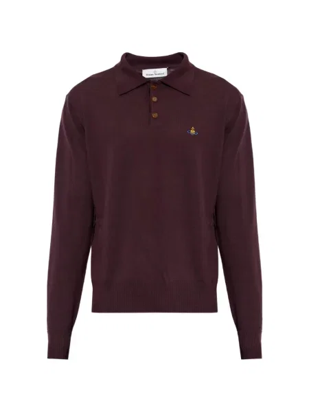 Gulerat tricou polo Vivienne Westwood violet