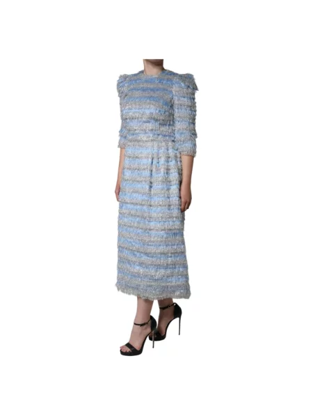 Sukienka Dolce And Gabbana niebieska