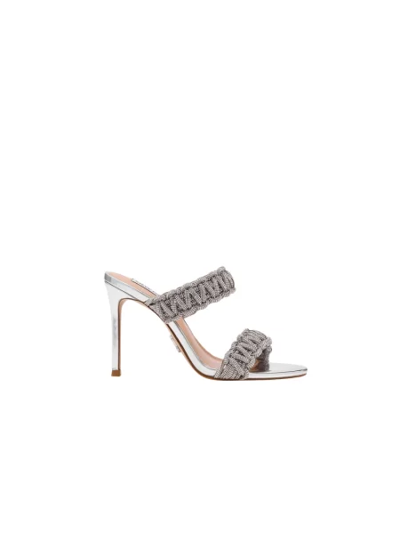 Klapki mules Steve Madden szare