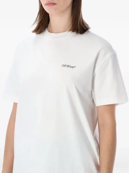 Tricou Off-white cu imagine alb