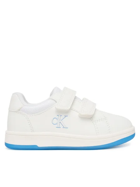 Sneakersy Calvin Klein Low Cut Velcro M biela