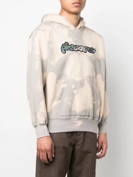 Bluza z kapturem Pleasures szara