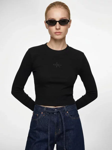 Gyerek denim ruha Calvin Klein Jeans fekete