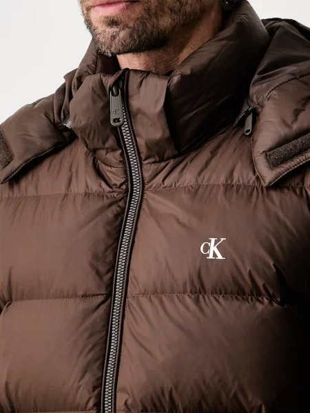 Calvin Klein Jeans пухено яке мъжко кафяво