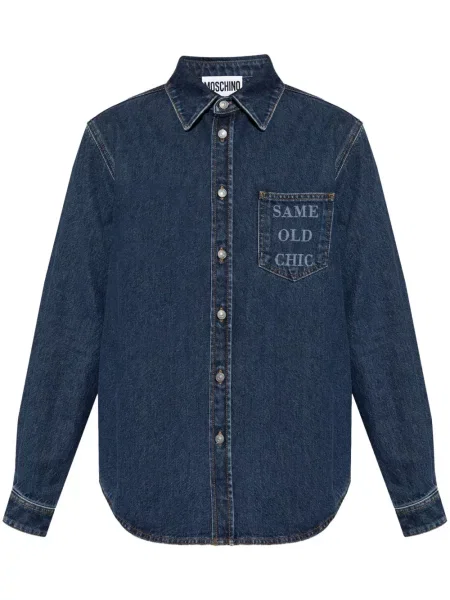 Košile Moschino modrá