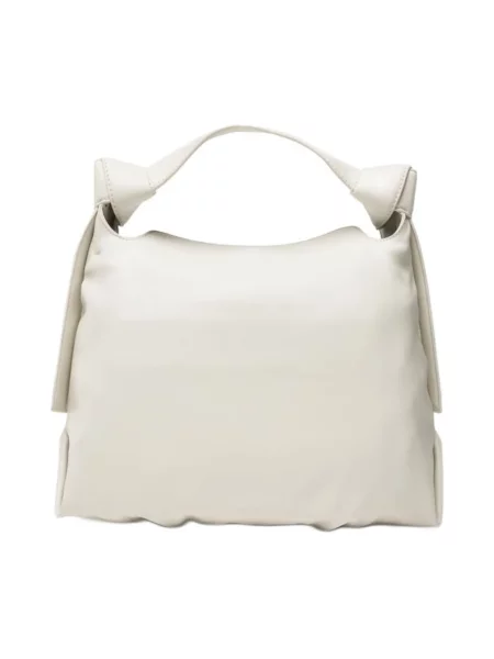 Torebka crossbody Calvin Klein skórzana beżowa