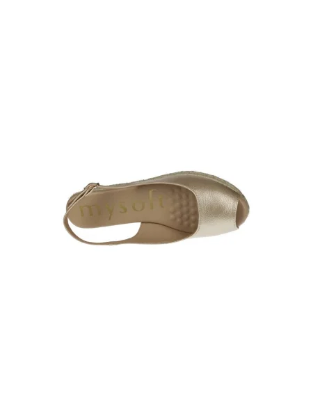 Pantofi Mysoft auriu