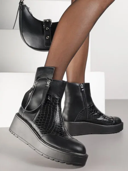 Botine Gattie negre