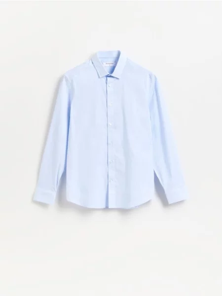 Reserved Cămașă simplă slim fit albastru-pal albastru