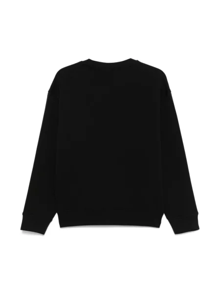 Bluza Emporio Armani z okrągłym dekoltem czarna