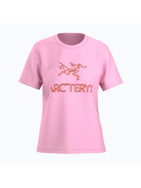 Női póló Arcteryx Kragg SL Cotton Heatmap Crew pineberry. Méret: M rózsaszín