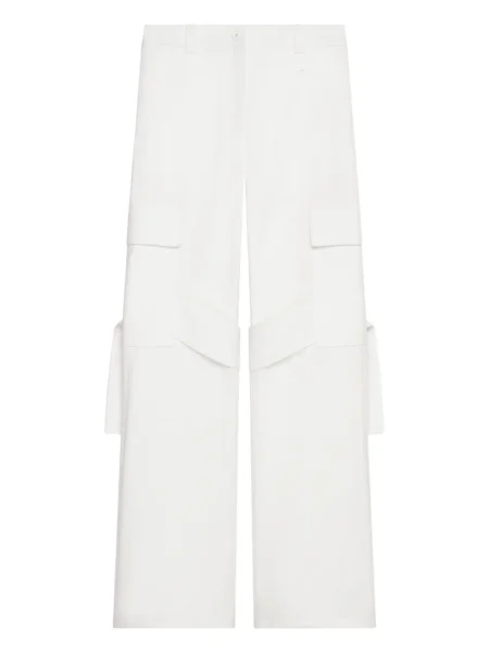 Pantaloni Courreges alb