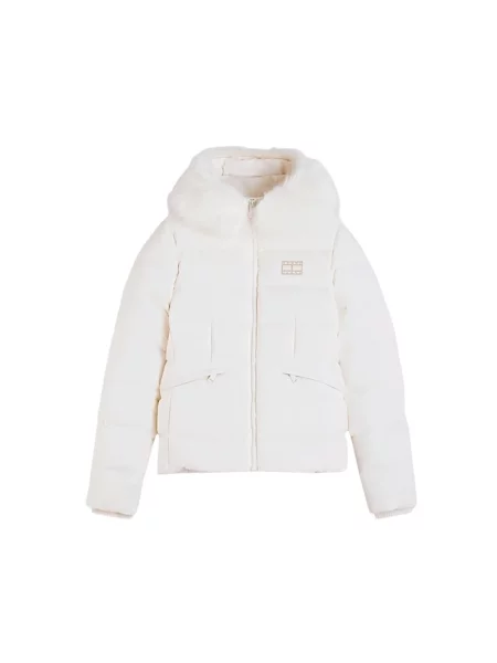 Kurtka jeansowa Tommy Jeans biała