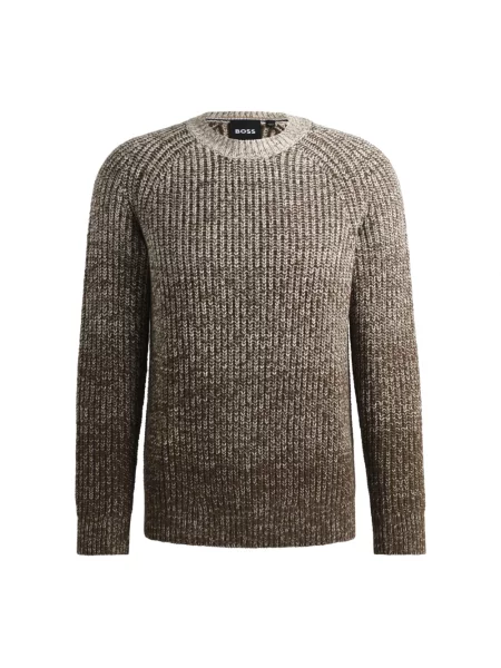 Sweter Hugo Boss wełniany beżowy
