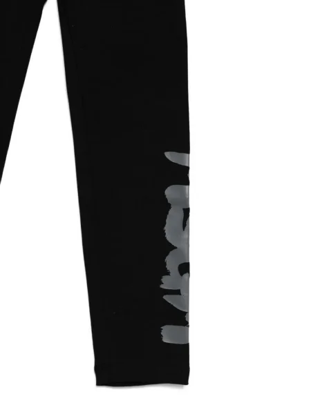 Legginsy dziecięce Msgm czarne