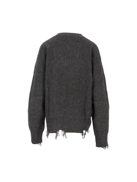 Sweter Amish szary