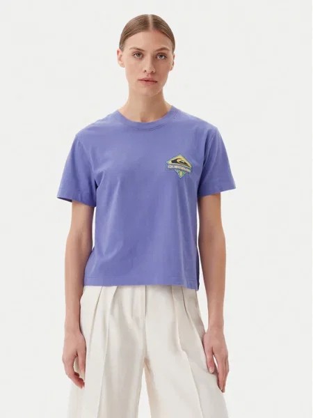 Quiksilver Футболка Relaxed Fit фіолетовий