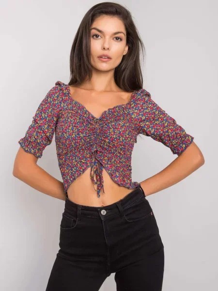 Bluză Fashionhunters albastru