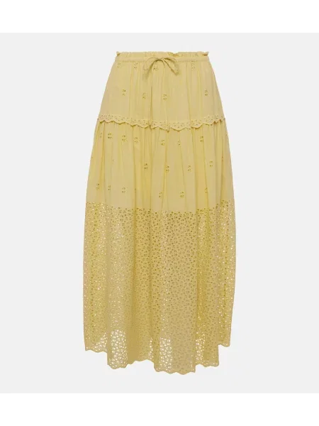 Fusta maxi Ulla Johnson galben