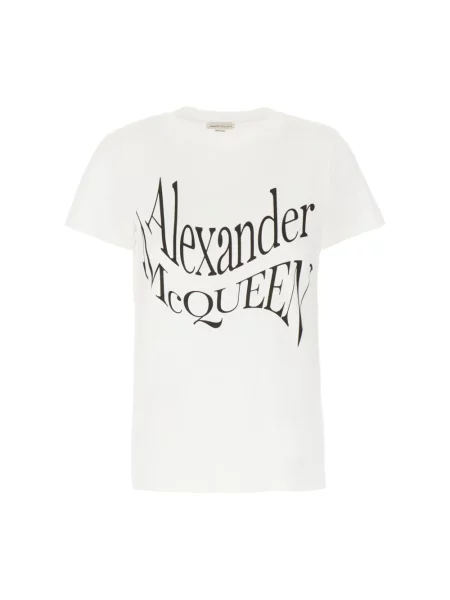 Koszulka Alexander Mcqueen biała