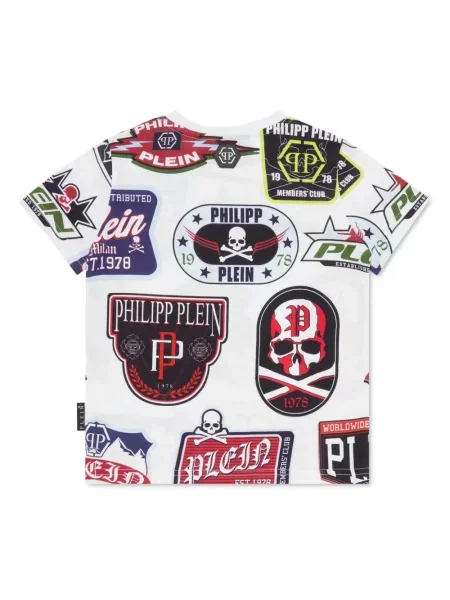 Koszulka dziecięca Philipp Plein biała
