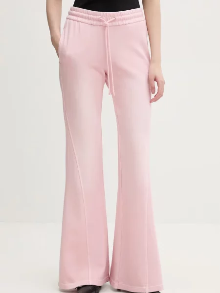 Miss Sixty spodnie dresowe różowe
