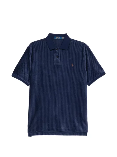 Ριγέ πουκάμισο Polo Ralph Lauren με κέντημα κλασικό μπλε