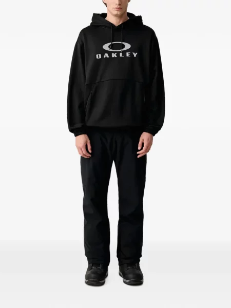 Hanorac cu glugă Oakley cu imagine cu cordon negru