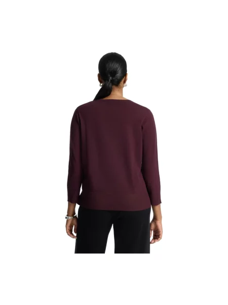 Lniany sweter Elena Miro' czerwony