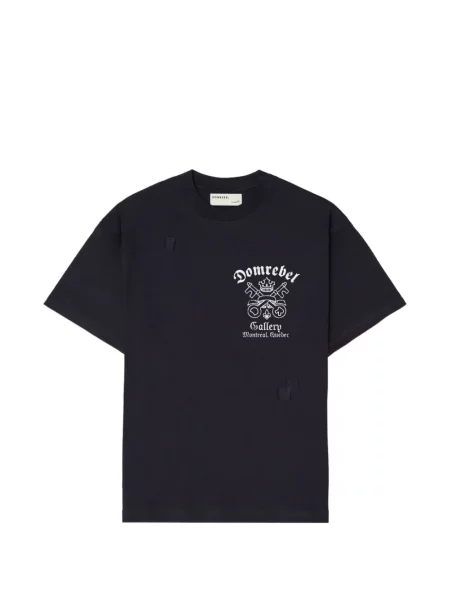 Tricou Domrebel zdrențuiți albastru