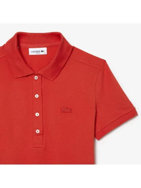 Поло Lacoste красное