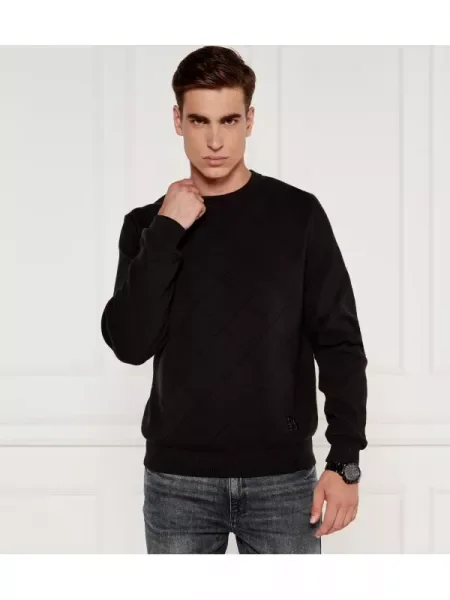 HUGO Pulover Symond | Relaxed fit negru