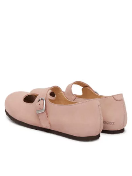 BIRKENSTOCK Balerinos su dirželiais Santa Clarita pudros rožinė