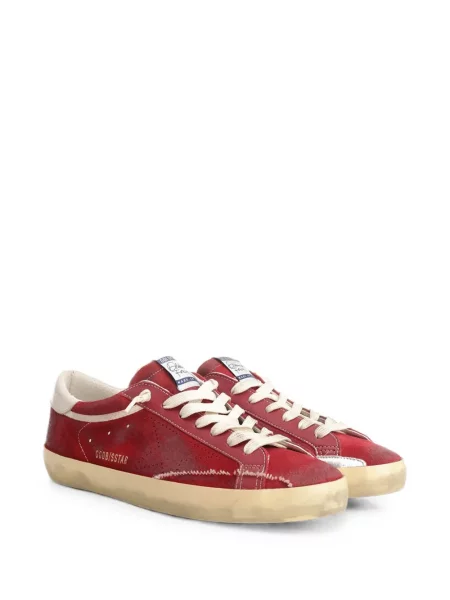 Szarvasbőr sneaker Golden Goose piros