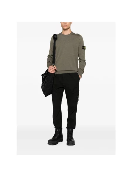 Sweter Stone Island z kamieniami zielony