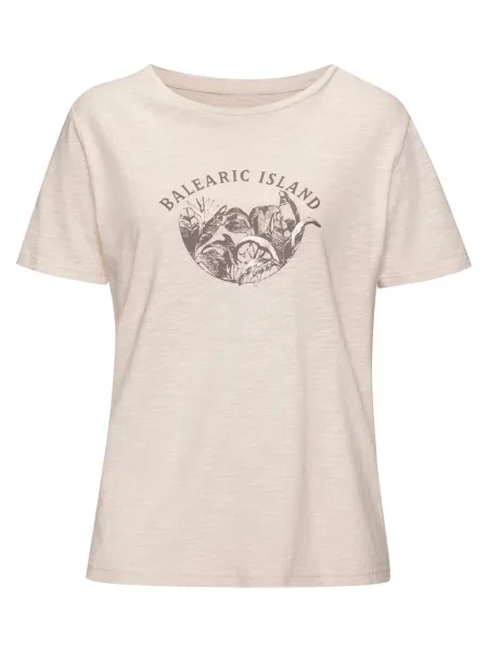 VIVANCE Tricou / maro bej