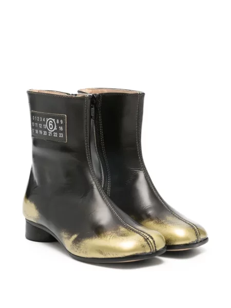 Botki dziecięce Mm6 Maison Margiela czarne