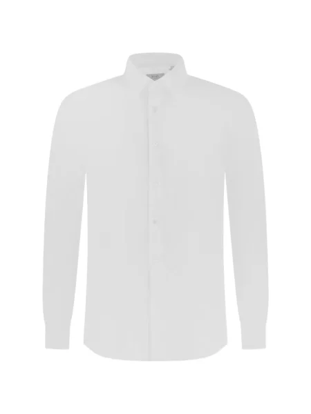 Gulerat lung cămașă Corneliani alb