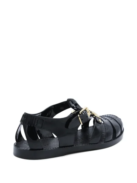 Sandale Moschino cu cataramă negru