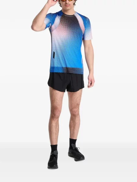 Tricou Soar cu imagine cu gradient albastru