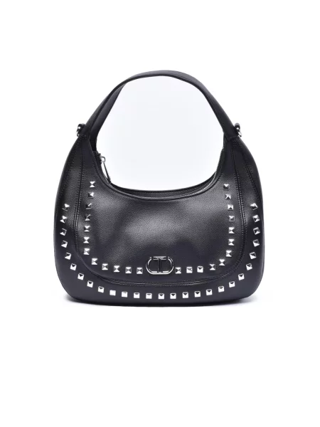 Torebka hobo Twinset czarna